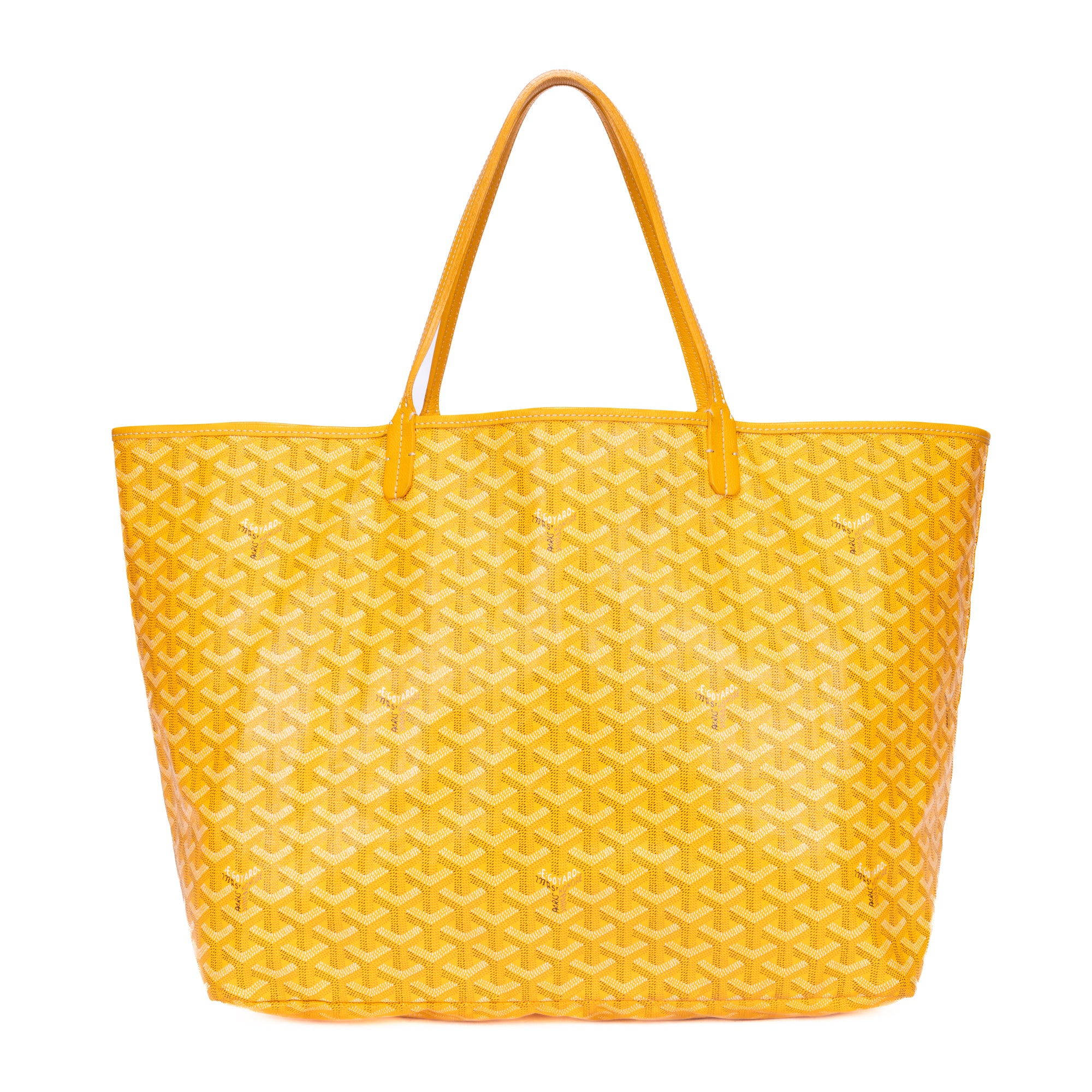 Handbag Saint Louis GM Yellow Goyardine Leather