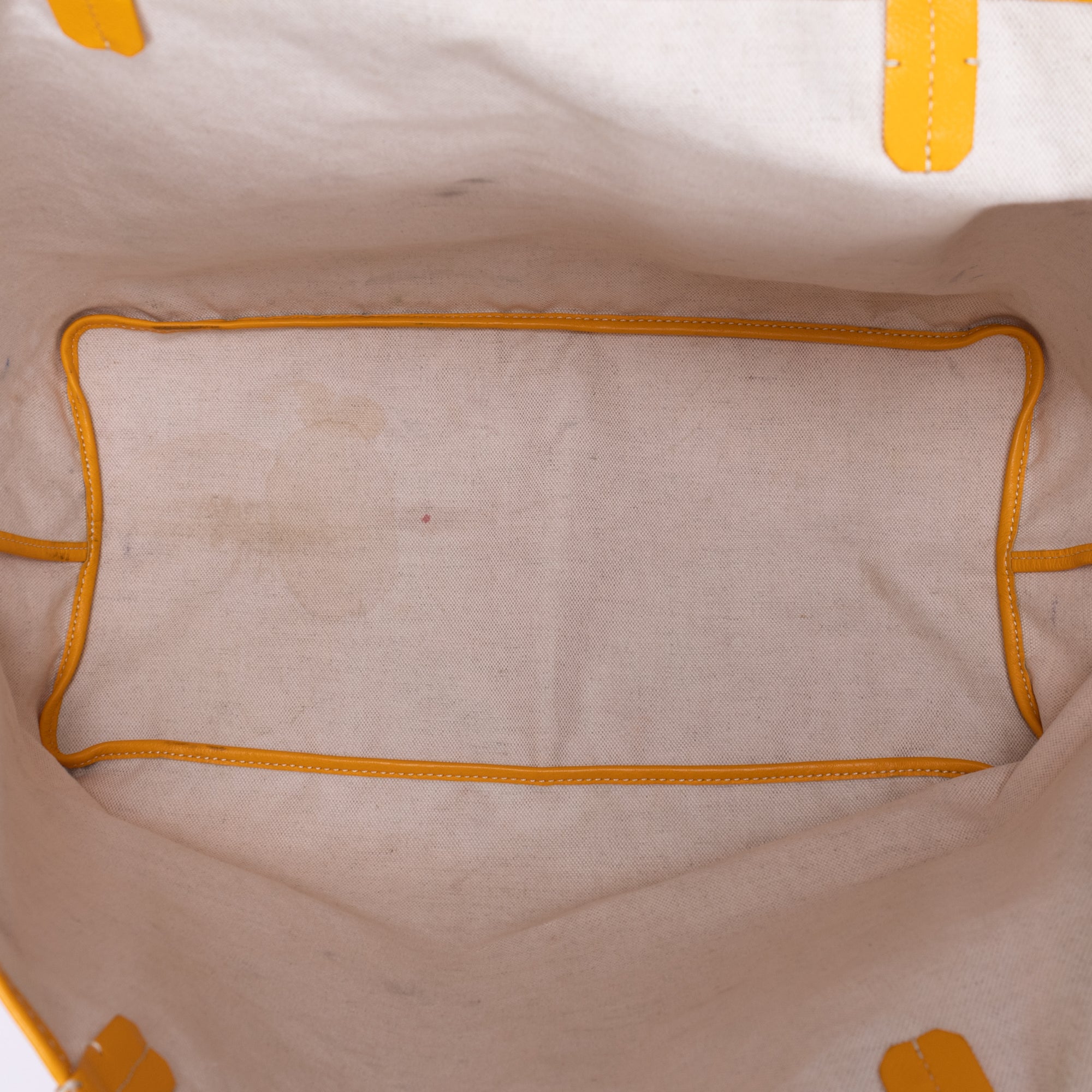 Handbag Saint Louis GM Yellow Goyardine Leather