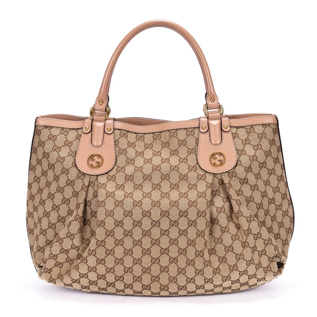 Shoulder Bag Scarlett Bag Beige Monogrammed Canvas