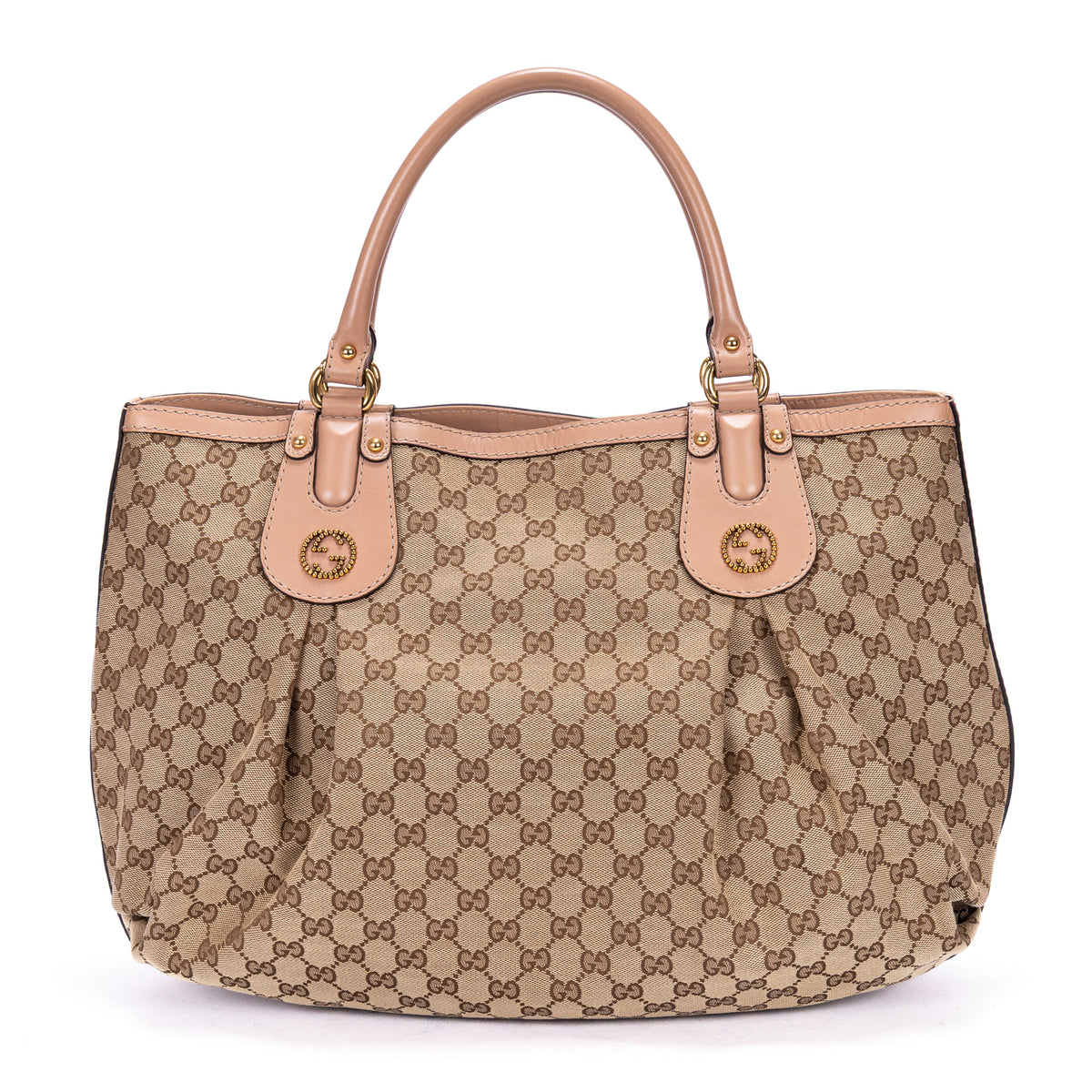 Shoulder Bag Scarlett Bag Beige Monogrammed Canvas