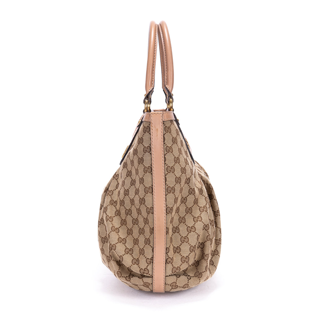 Shoulder Bag Scarlett Bag Beige Monogrammed Canvas