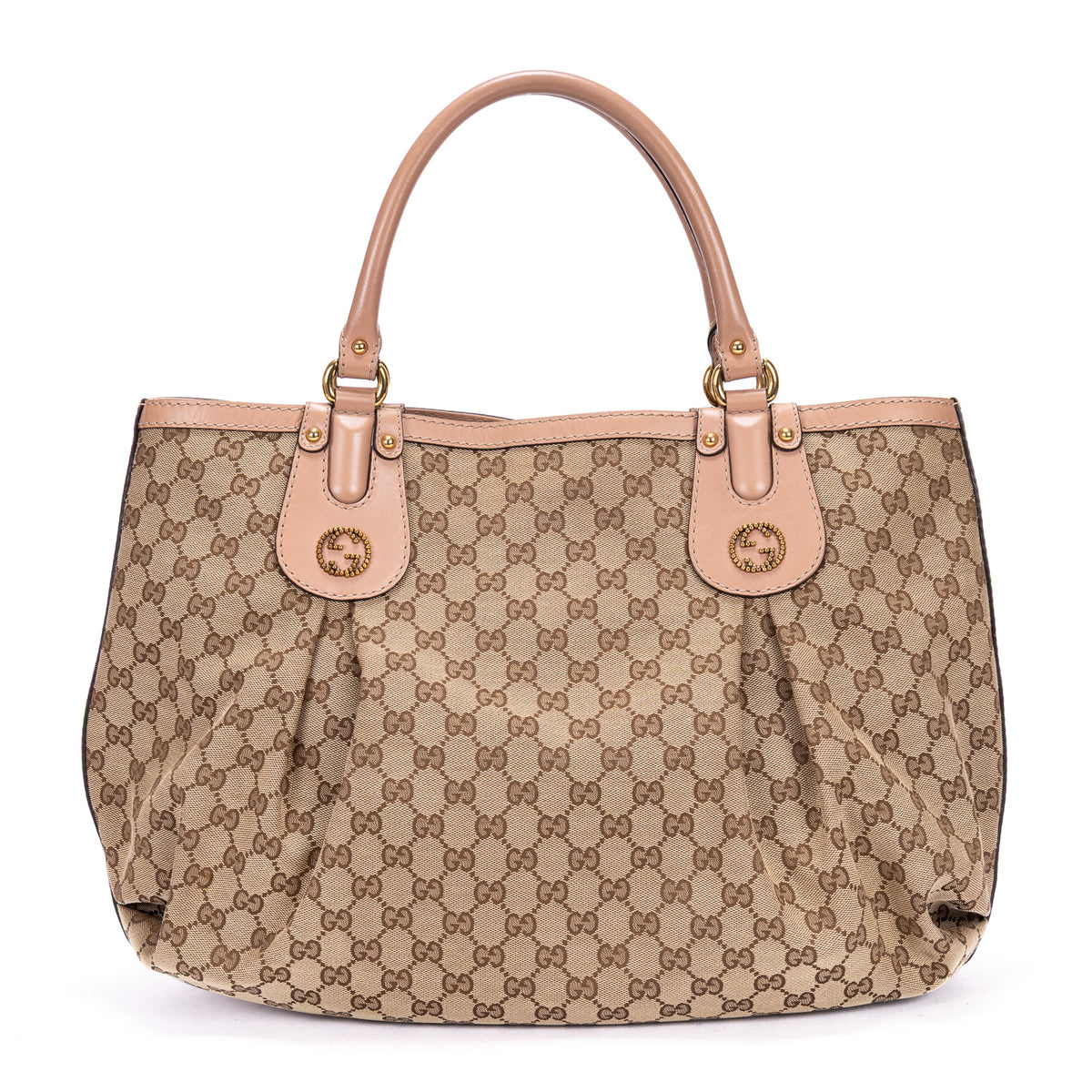 Shoulder Bag Scarlett Bag Beige Monogrammed Canvas