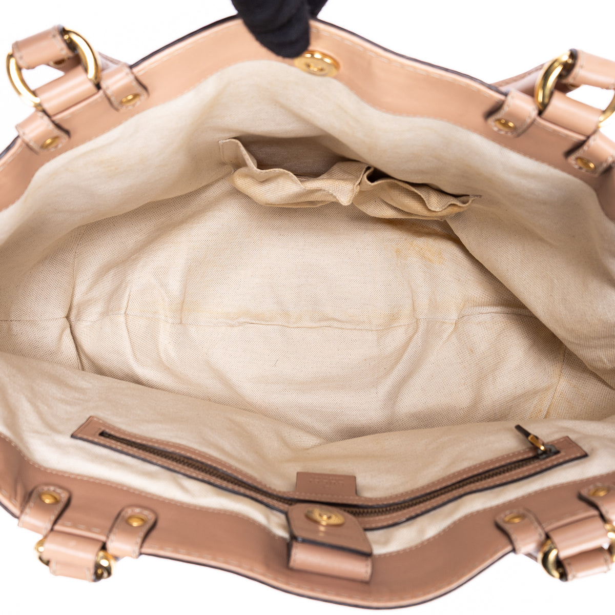 Shoulder Bag Scarlett Bag Beige Monogrammed Canvas