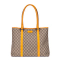 Shoulder Bag Joy Tote Beige Monogrammed Coated Canvas
