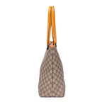 Shoulder Bag Joy Tote Beige Monogrammed Coated Canvas
