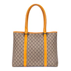 Shoulder Bag Joy Tote Beige Monogrammed Coated Canvas