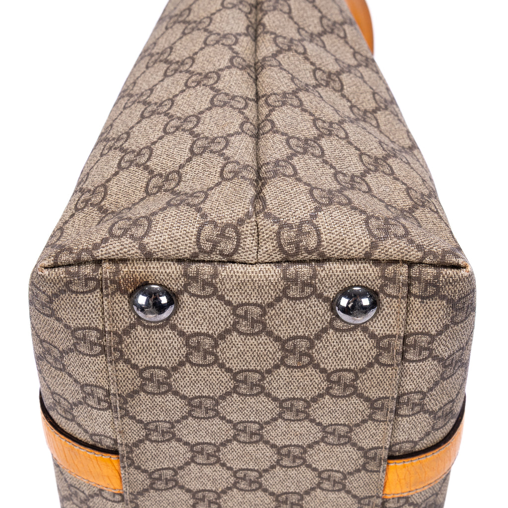 Shoulder Bag Joy Tote Beige Monogrammed Coated Canvas