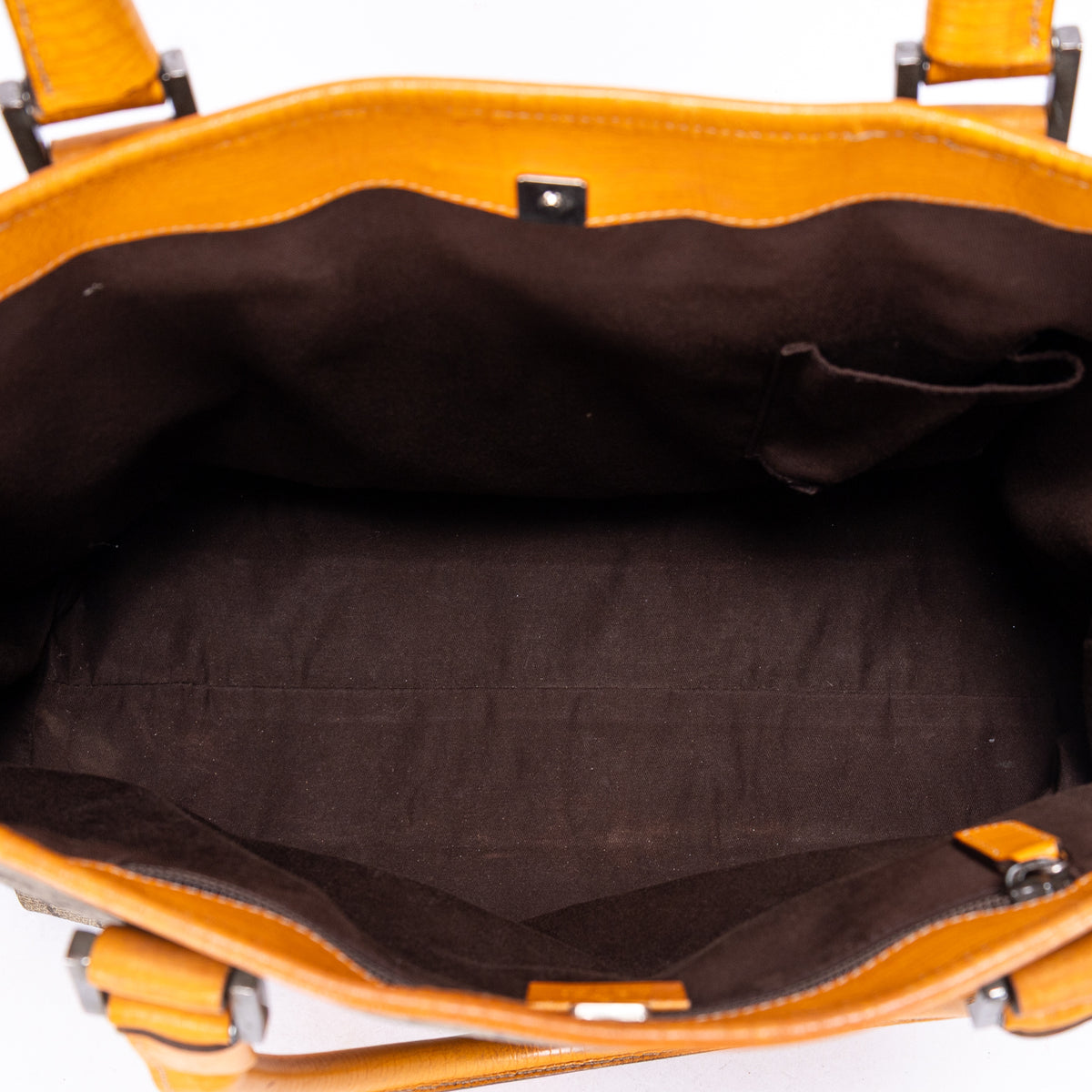 Shoulder Bag Joy Tote Beige Monogrammed Coated Canvas