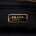 Shoulder Bag Shopping Tote Black Calfskin Leather