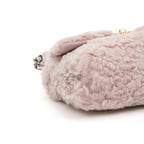 Shoulder Bag Rare Shearling 19 Classic Flap Pink Shearling Canvas