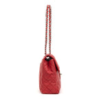 Shoulder Bag Classic Soft Flap Maxi Red Caviar Quilted Leather