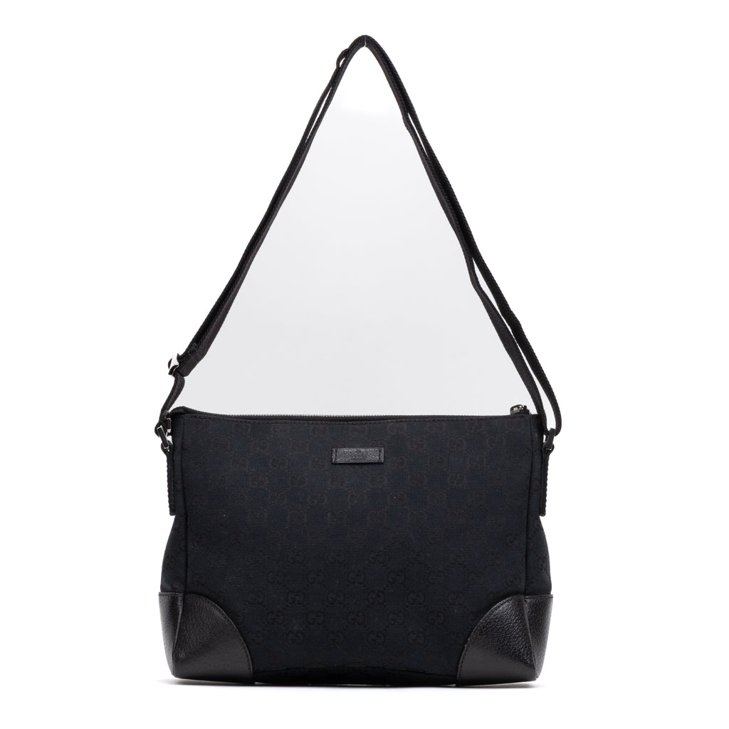 Shoulder Bag Joy Messenger Black Canvas