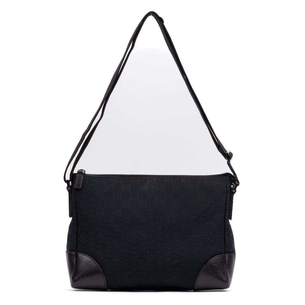 Shoulder Bag Joy Messenger Black Canvas