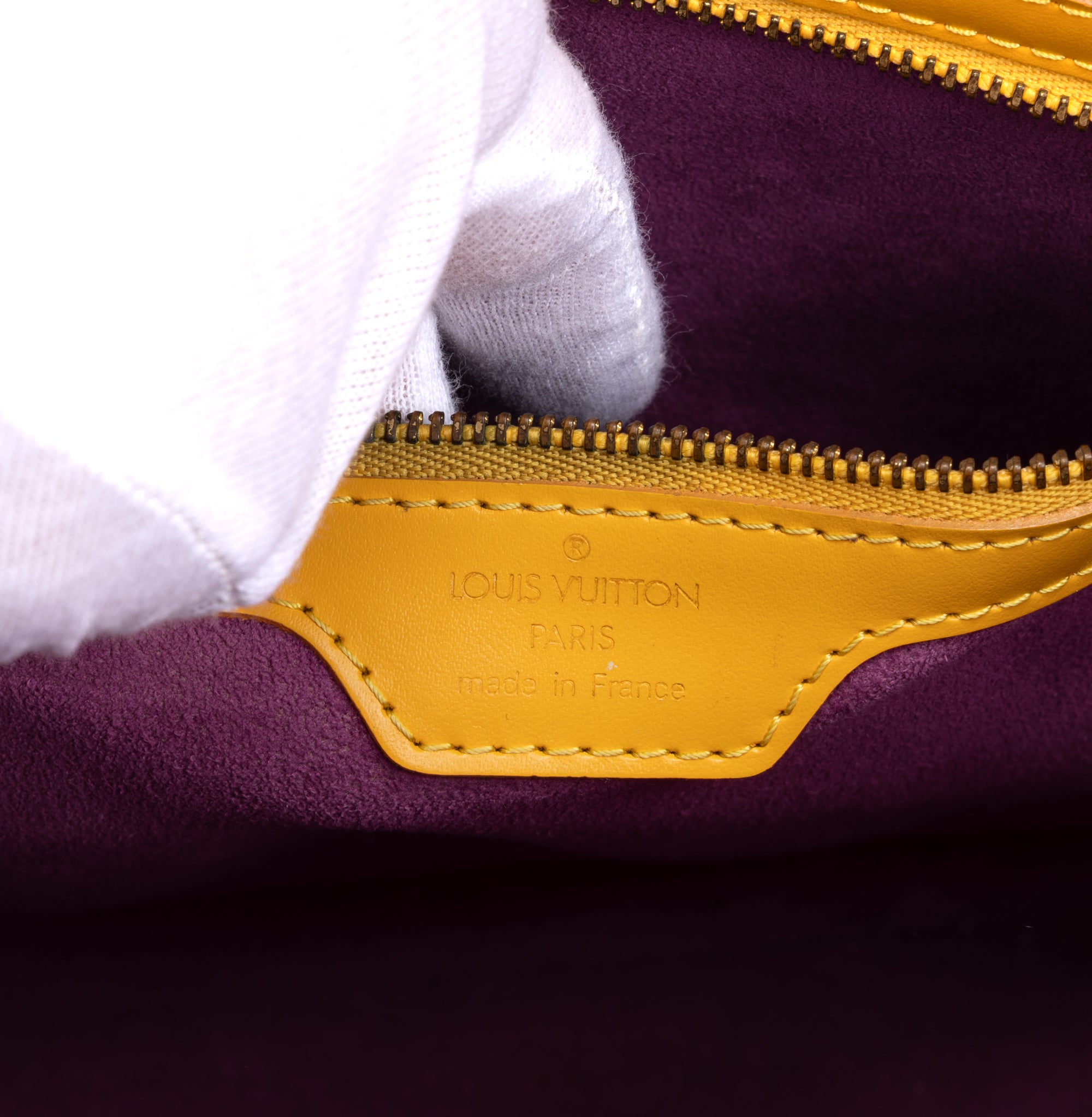 Shoulder Bag Lussac Yellow Epi