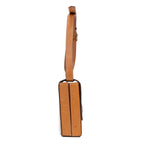 Shoulder Bag Vintage Flap Crossbody Brown Macadam Coated Canvas
