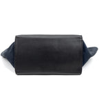 Shoulder Bag Trapeze Medium Black Calfskin Leather/Suede leather