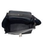 Shoulder Bag Trapeze Medium Black Calfskin Leather/Suede leather