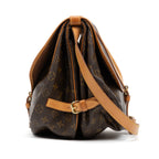 Shoulder Bag Saumur GM Brown Monogram Canvas