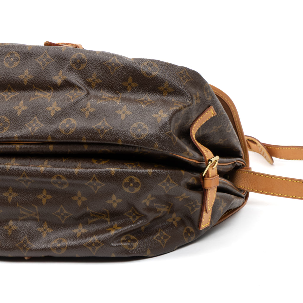 Shoulder Bag Saumur GM Brown Monogram Canvas