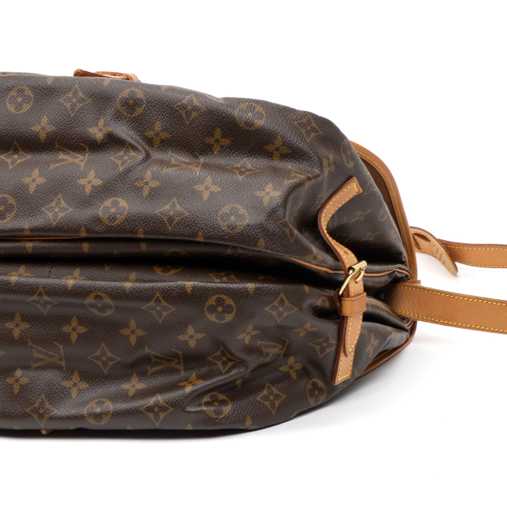 Shoulder Bag Saumur GM Brown Monogram Canvas