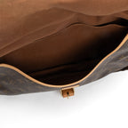 Shoulder Bag Saumur GM Brown Monogram Canvas
