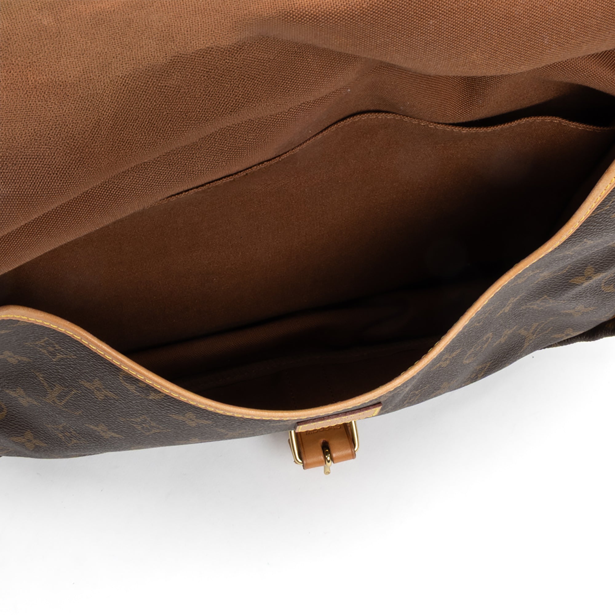 Shoulder Bag Saumur GM Brown Monogram Canvas