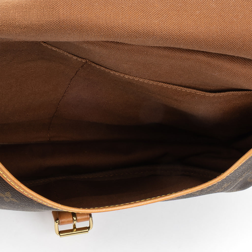 Shoulder Bag Saumur GM Brown Monogram Canvas