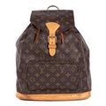 Backpack Montsouris GM Brown Monogram Canvas