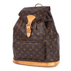 Backpack Montsouris GM Brown Monogram Canvas