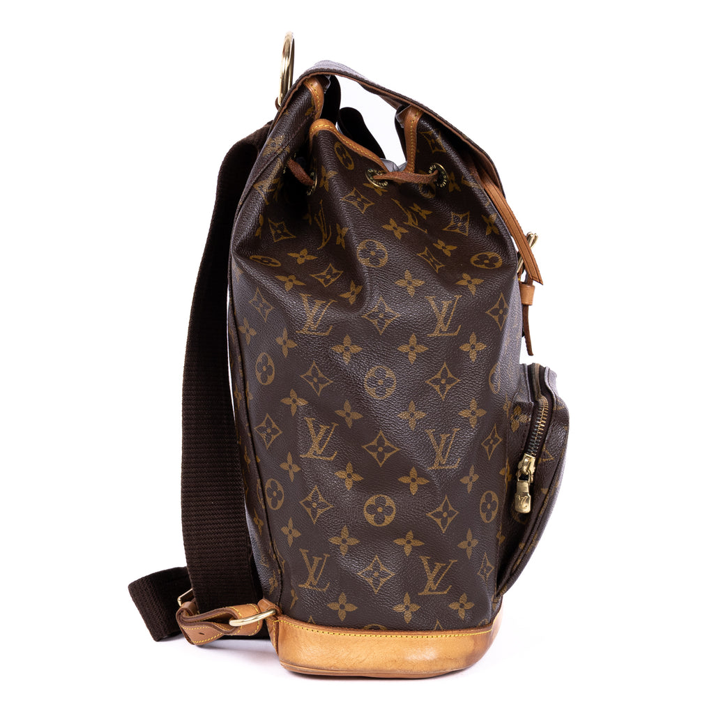 Backpack Montsouris GM Brown Monogram Canvas