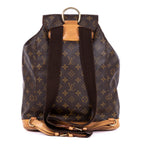 Backpack Montsouris GM Brown Monogram Canvas