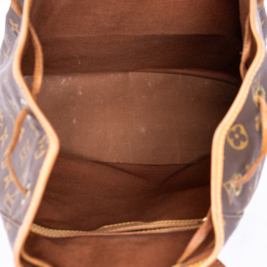 Backpack Montsouris GM Brown Monogram Canvas