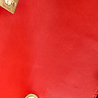 Shoulder Bag Classic Single Flap Red Lambskin Quilted Leather