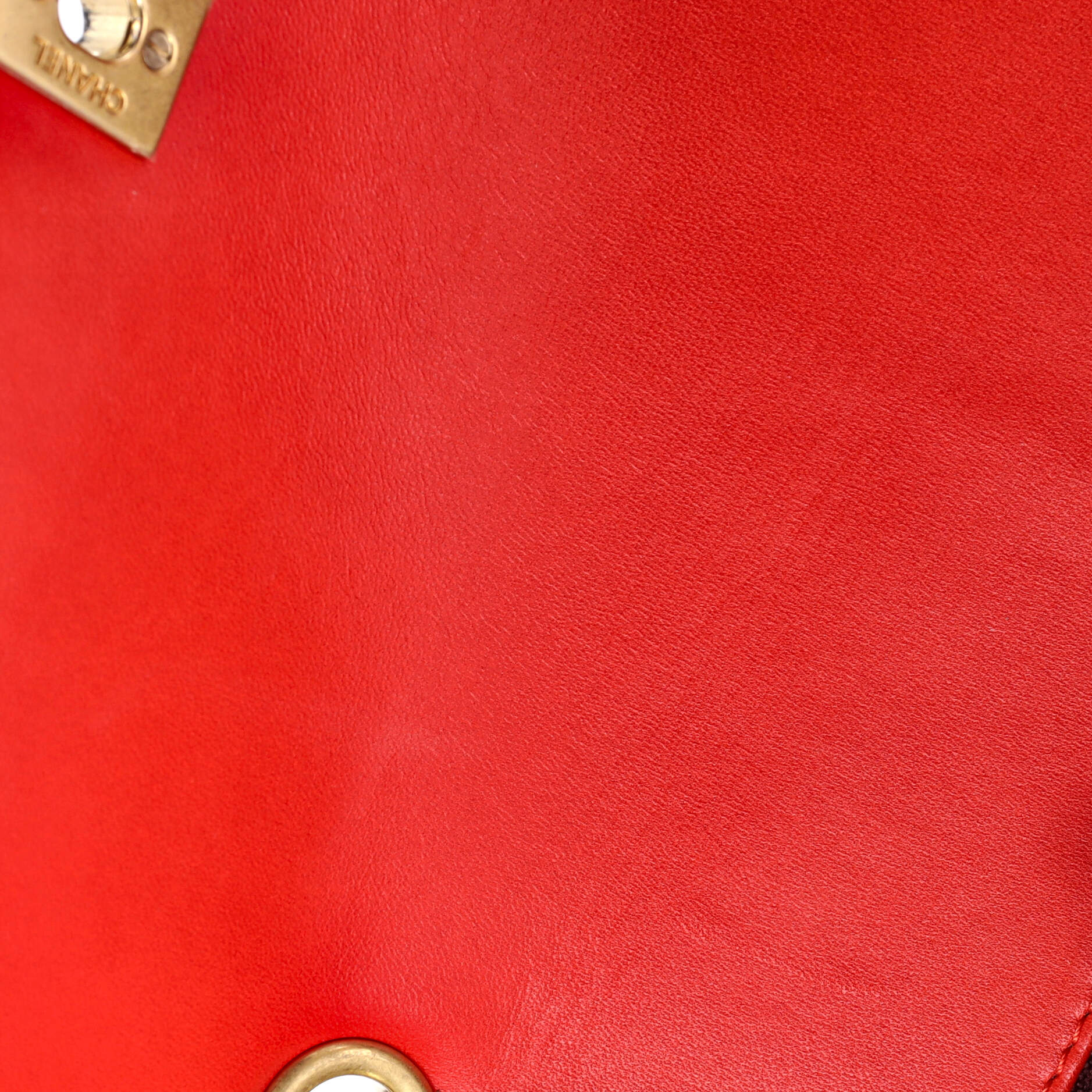 Shoulder Bag Classic Single Flap Red Lambskin Quilted Leather
