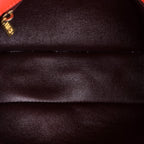 Shoulder Bag Classic Single Flap Red Lambskin Quilted Leather