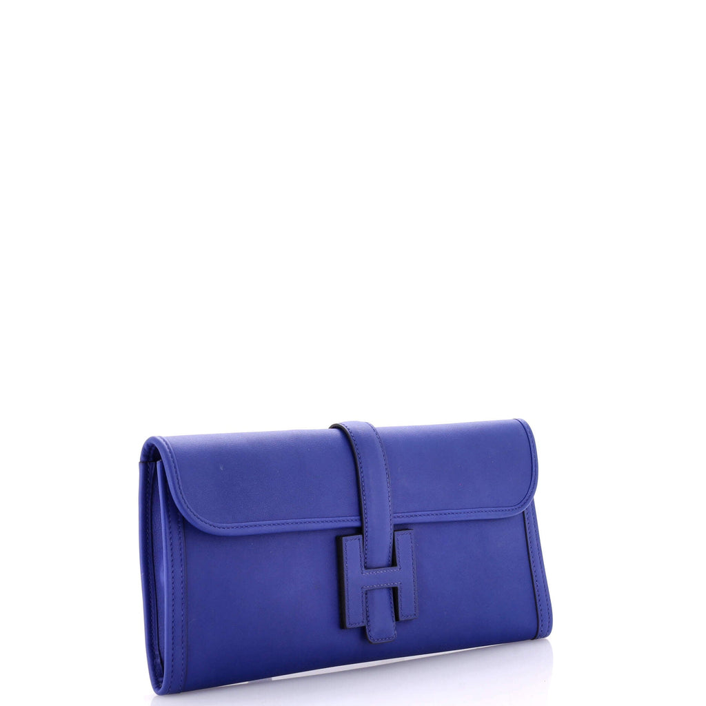 Clutch Jige Elan Clutch 29 Blue Sapphire Swift Leather