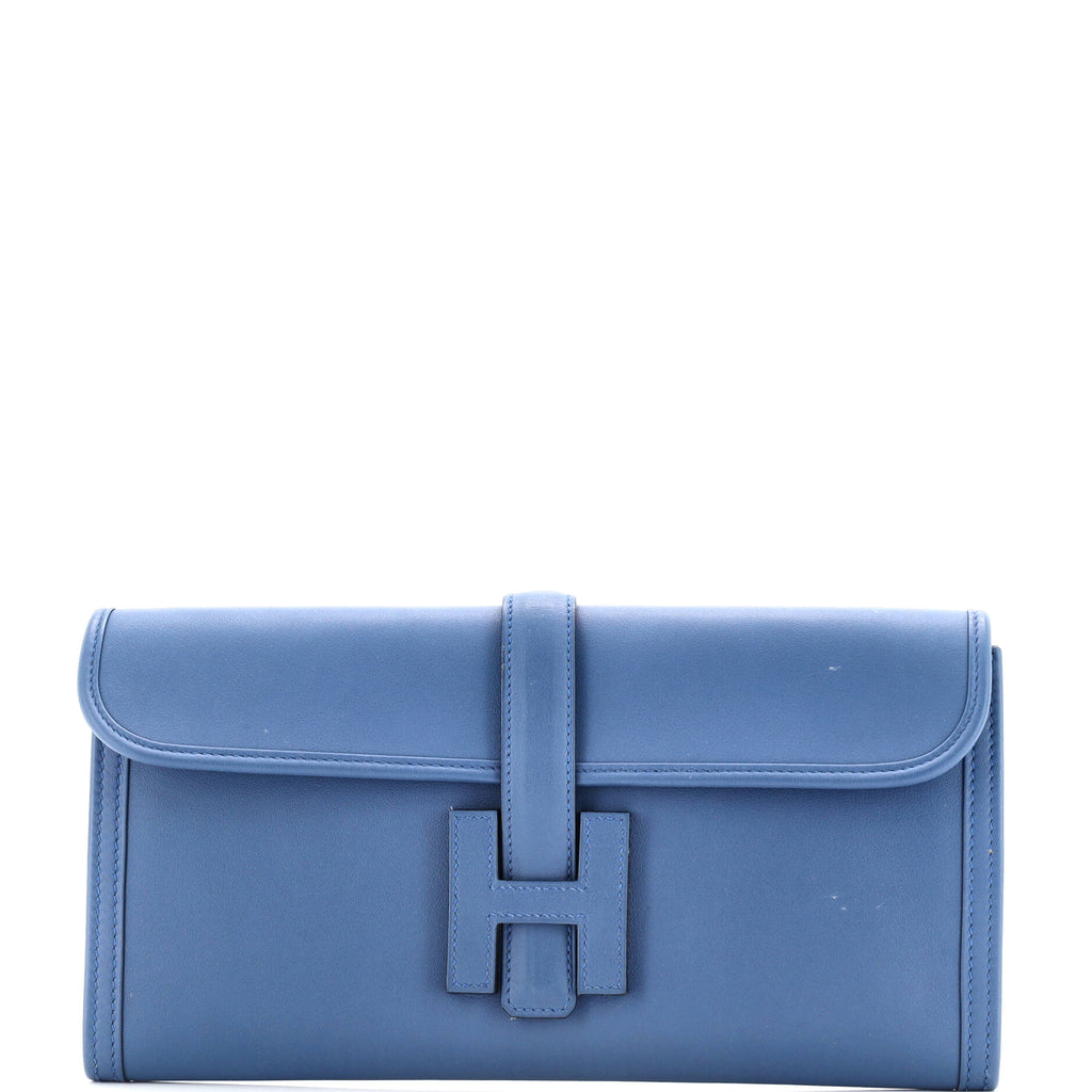 Clutch Jige Elan Clutch 29 Blue Jean Swift Leather
