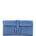 Clutch Jige Elan Clutch 29 Blue Jean Swift Leather