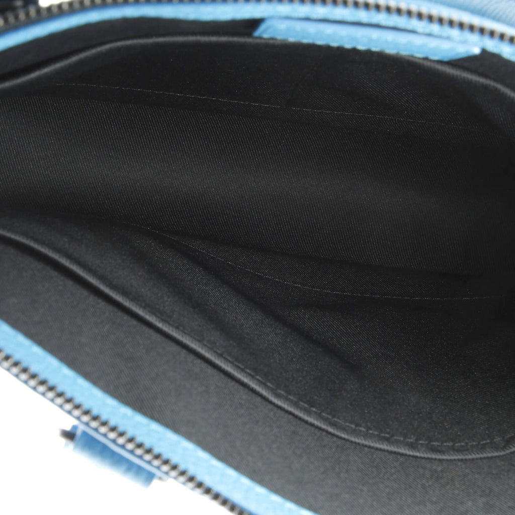 Handbag Sac Plat Messenger Blue Monogram Taurillon Leather