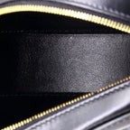 Shoulder Bag Triomphe Oval Crossbody Mini Black Triomphe Calfskin Leather