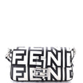 Shoulder Bag Marc Jacobs Baguette NM Medium White Printed Calfskin Leather