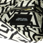 Shoulder Bag Marc Jacobs Baguette NM White Printed Nylon Canvas