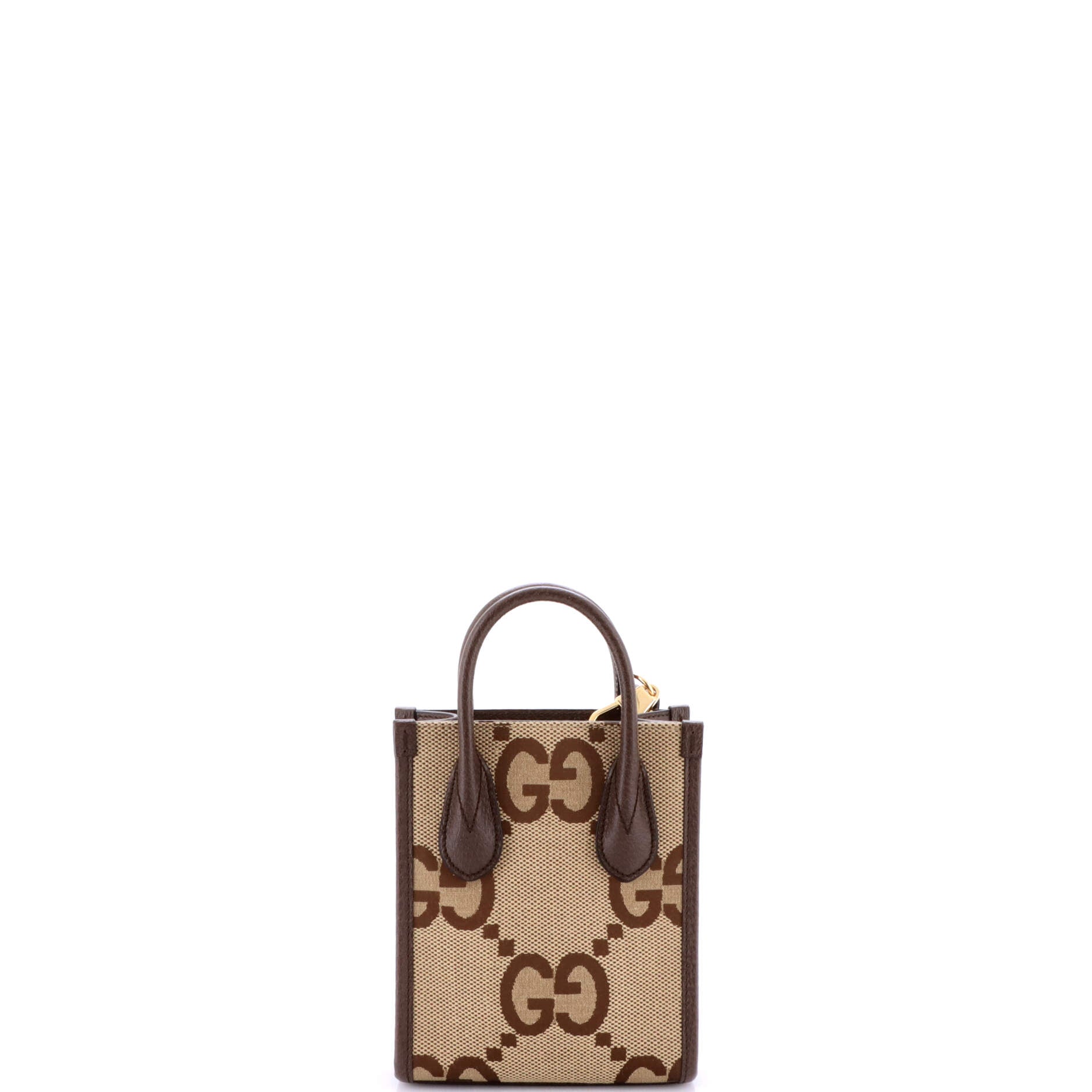 Handbag Vertical Tote Mini Brown Jumbo GG Canvas
