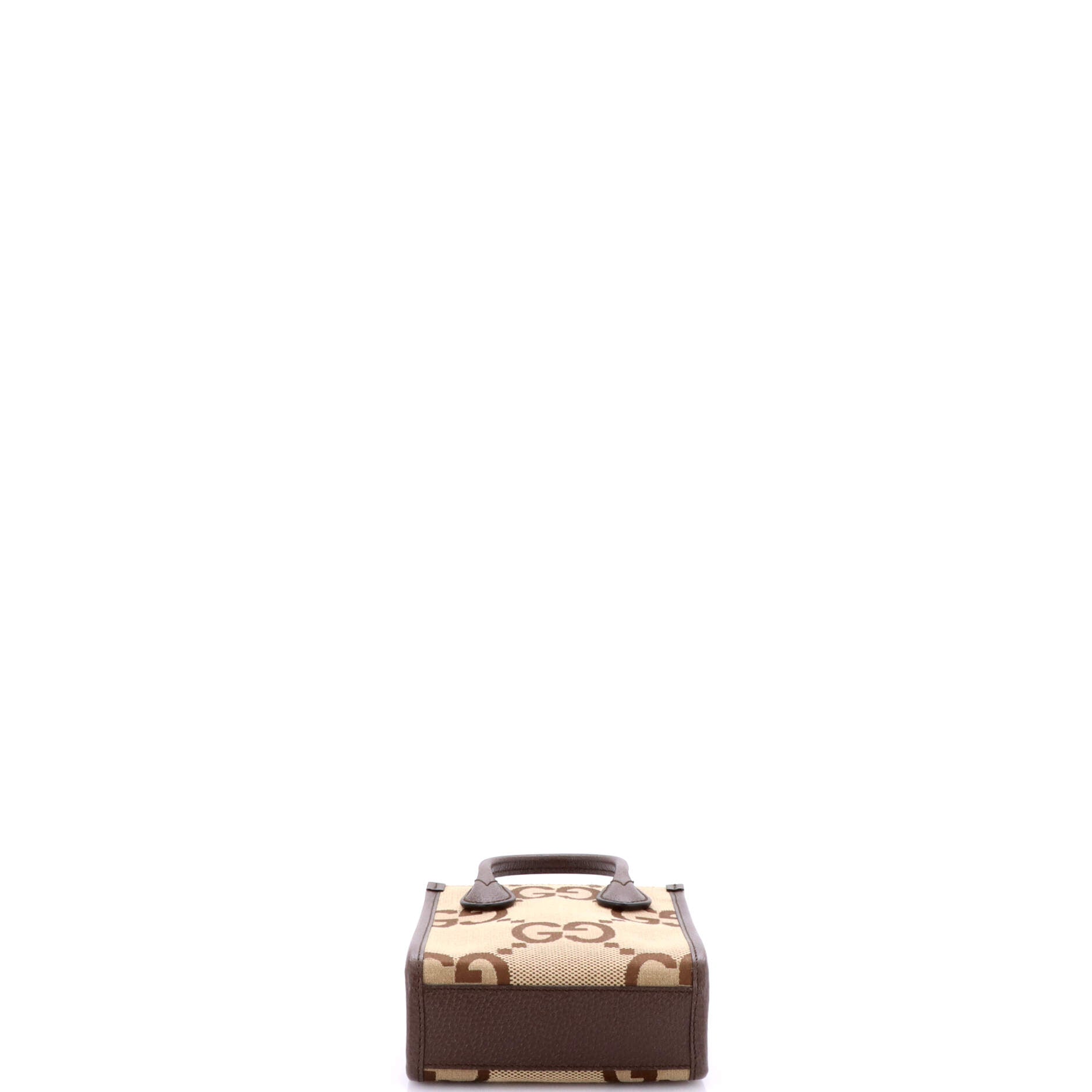 Handbag Vertical Tote Mini Brown Jumbo GG Canvas