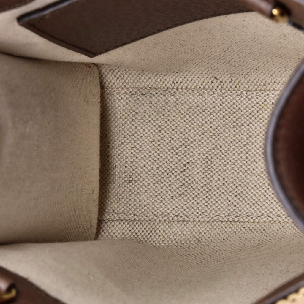 Handbag Vertical Tote Mini Brown Jumbo GG Canvas