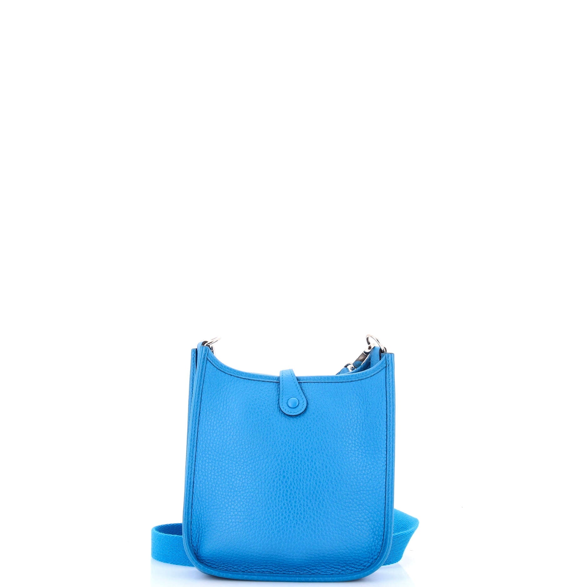 Shoulder Bag Evelyne III Amazone TPM Blue Clemence Leather