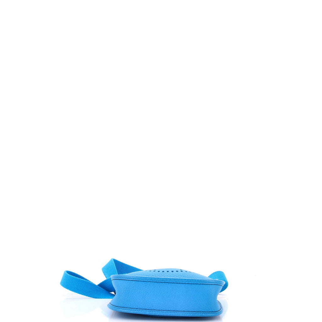 Shoulder Bag Evelyne III Amazone TPM Blue Clemence Leather