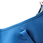 Shoulder Bag Evelyne III Amazone TPM Blue Clemence Leather