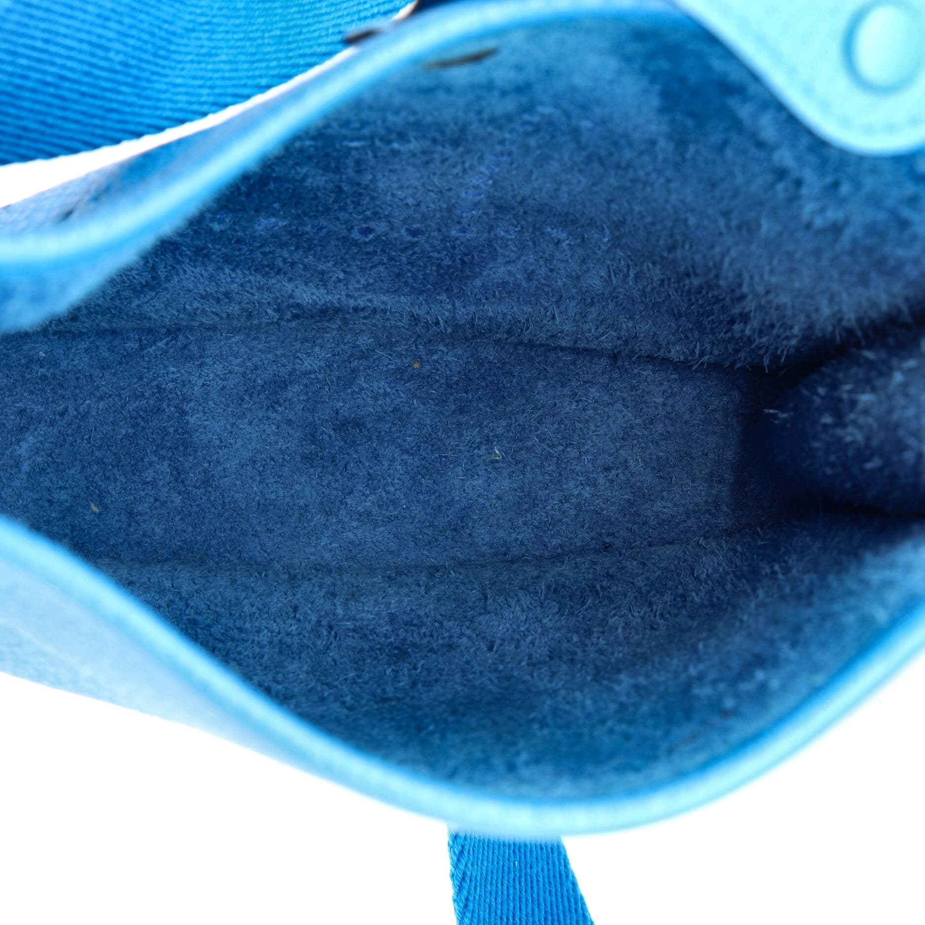 Shoulder Bag Evelyne III Amazone TPM Blue Clemence Leather