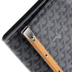 Clutch Monte Carlo Clutch MM Grey Goyardine Coated Canvas